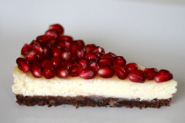 Hvid chokolade-cheesecake