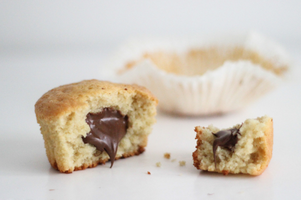 Glutenfrie cashewmuffins med nutella
