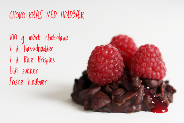 Choko-knas og himmelske hindbær